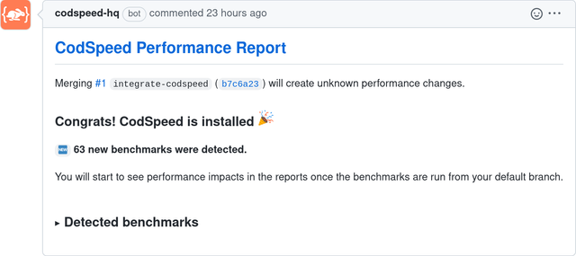 Pull Request Result