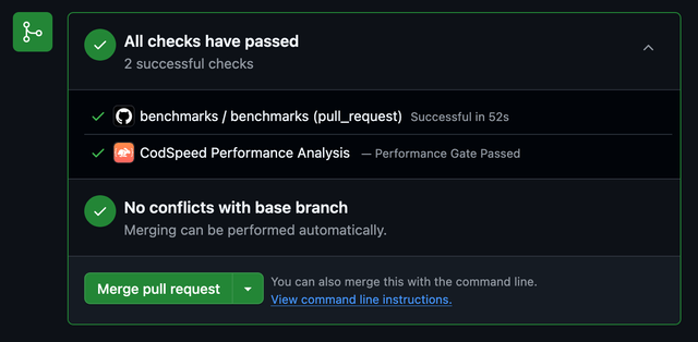 Pull Request Result